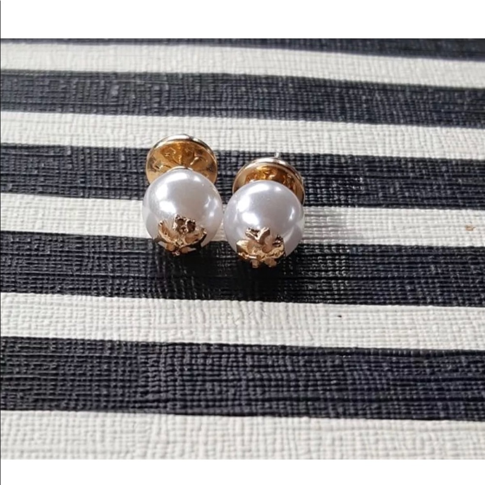 Tory Burch pearl earrings